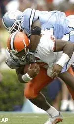 Tar Heels Edged By Syracuse, 49-47, In Triple Overtime