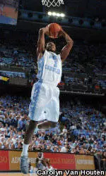 Zeller Lifts No. 3 North Carolina Past Miami, 73-56