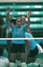 Carolina Volleyball Sweeps Delaware 3-0.