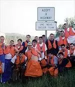 UNC Men's Soccer Cleans Up North Carolina's Highways