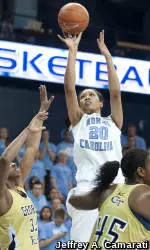 No. 20 Tar Heels Roll Past Carson-Newman, 91-43