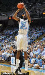 Top-Ranked UNC Rolls Over Tennessee State, 102-69