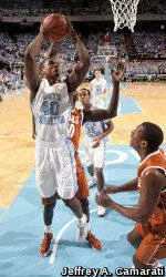 No. 5 Tar Heels Topple Texas, 82-63