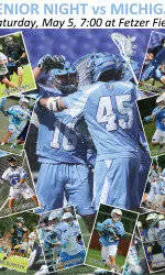 Tar Heels Welcome Wolverines Saturday On Senior Night