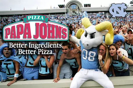 Papa John's Is Official Partner Of UNC Athletics