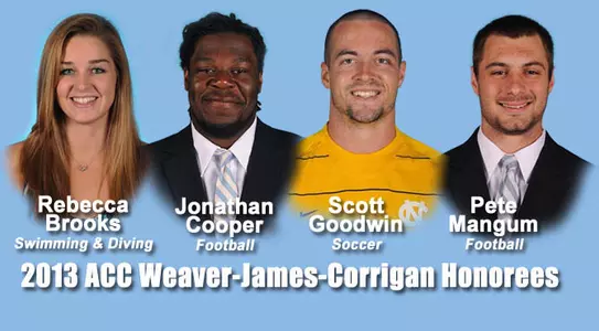 Four Tar Heels Earn ACC Honor