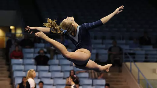 Haley Watts Wins Third in the All-Around As UNC Takes Third Place in Raleigh Invitational