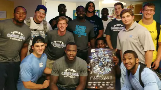 Tar Heels Visit UNC Children's Hospital