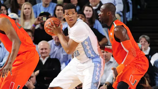 Carolina Drops Home ACC Opener To Miami, 63-57