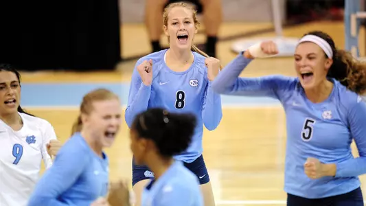No. 9 UNC Volleyball Faces ACC Split Weekend