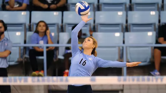 Carolina Volleyball Jumps One Spot to No. 11