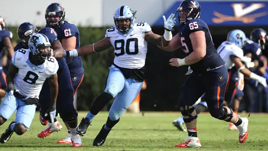 Carolina Stuns Virginia Late In 28-27 Win