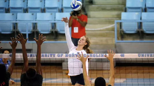 UNC Volleyball Downs Hurricanes in Commanding Sweep