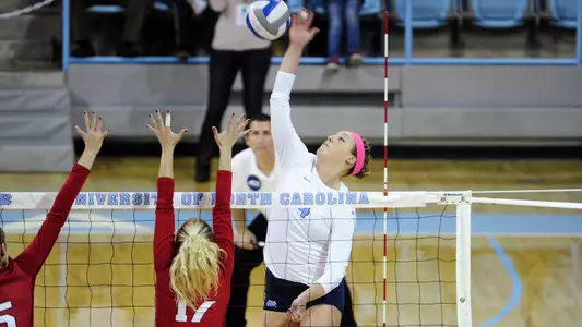 Carolina Volleyball Clinches Season Sweep of Wolfpack