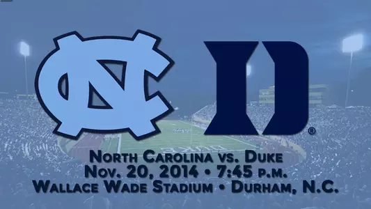 Carolina Visits Duke Thursday Night On ESPN