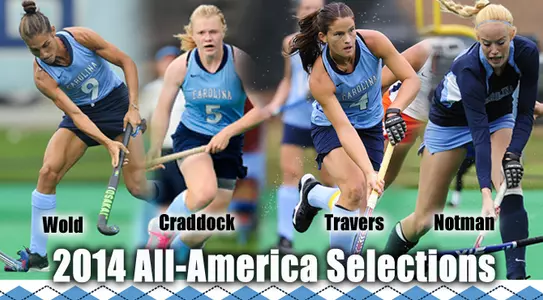 Four Tar Heels Earn All-America Honors