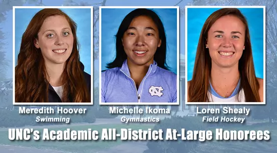 UNC Trio Named To 10-Member Academic All-District Team