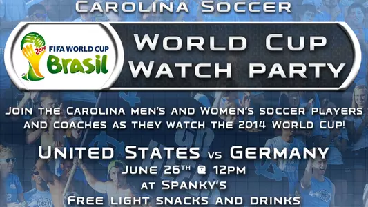 UNC Hosts Another World Cup Watch Party on Thursday