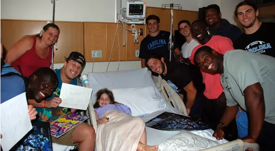 Tar Heels Revive Fall Tradition At Children's Hospital