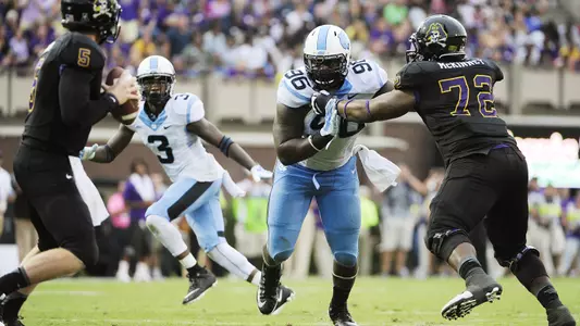 Tar Heels Fall At East Carolina, 70-41