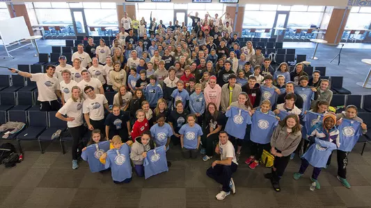 Tar Heels Share Leadership Lessons With Young Athletes