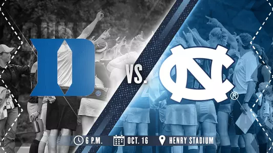 No. 3 Tar Heels Host No. 4 Duke Friday