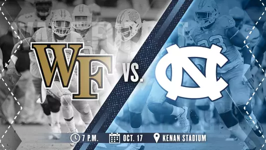 Carolina Hosts Wake Forest In ACC Home Opener