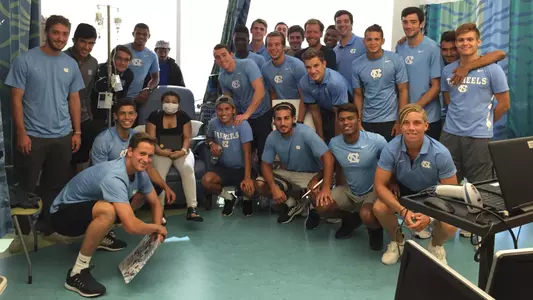 Heels Spend Time At UNC Lineberger Cancer Center