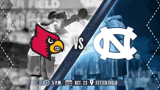 #5 Carolina Hosts Louisville Friday At 5 pm