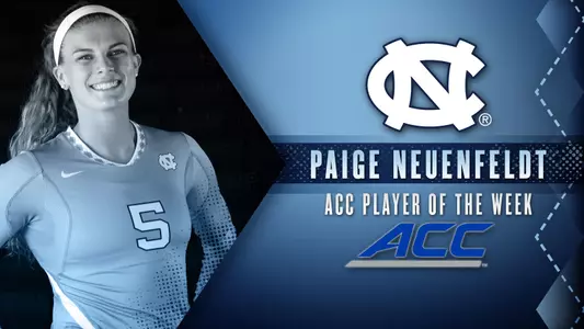Paige Neuenfeldt Named ACC Player of the Week