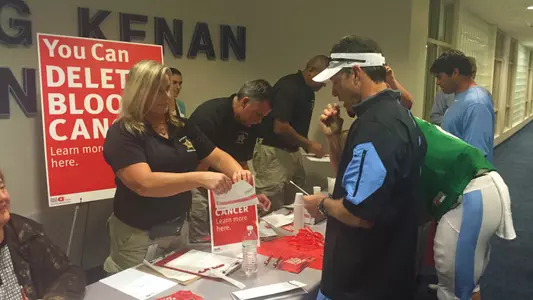 Football Team Kicks Off UNC's "Save The Fox" Campaign