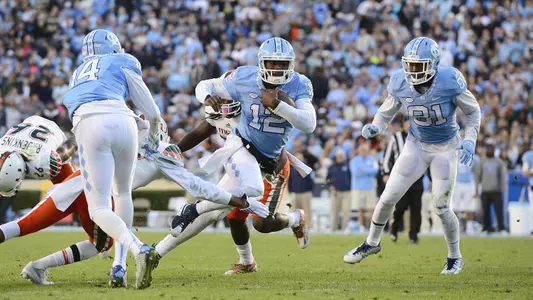 Tar Heels Trounce Miami For Ninth In A Row, 59-21