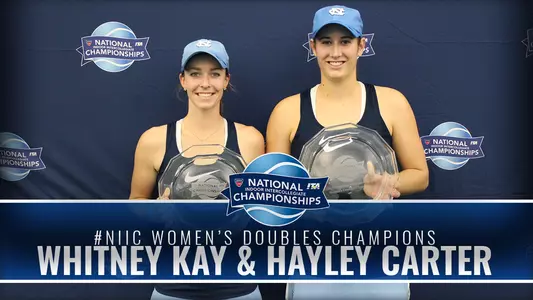 Carter, Kay Crowned Doubles National Champs