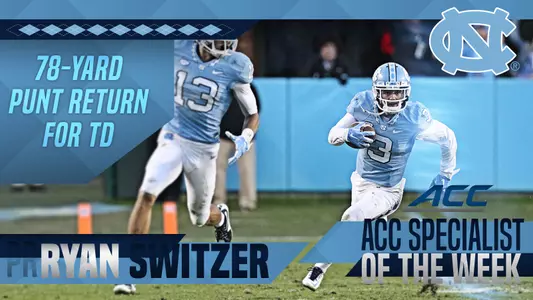 Turner, Switzer Earn ACC Player Of The Week Honors
