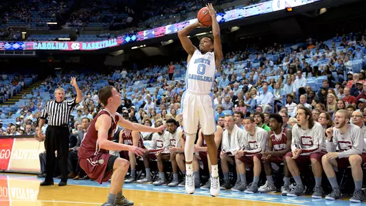 Six Tar Heels In Double Figures In 99-49 Win Over Guilford