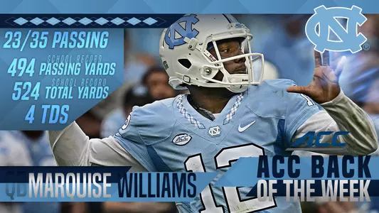 Williams, Hollins Named ACC Players Of The Week