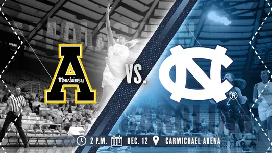 Carolina Hosts App State Saturday Afternoon