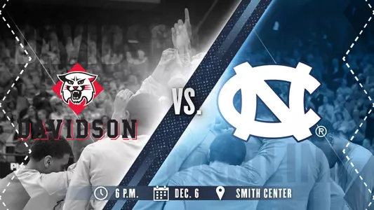 Tar Heels To Host Davidson Sunday