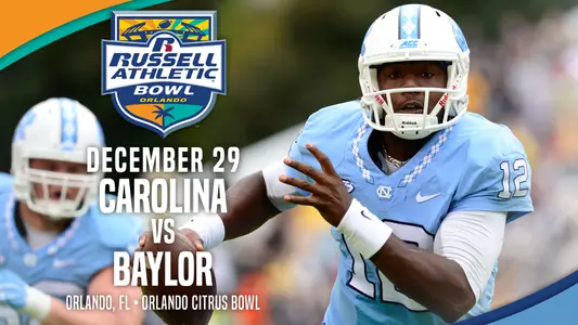 Carolina To Face Baylor In Russell Athletic Bowl