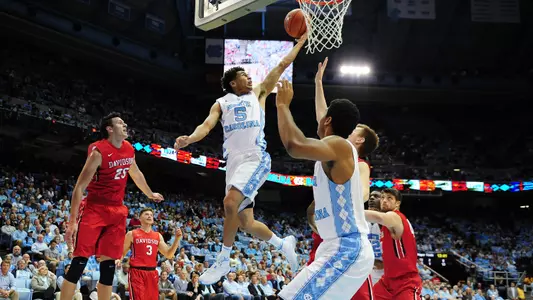 No. 9 UNC Tops Davidson, 98-65