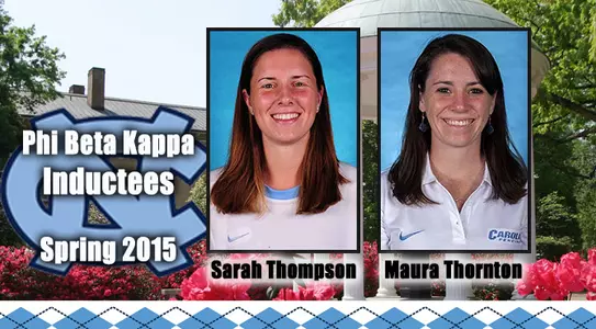 Thompson and Thornton Inducted Into Phi Beta Kappa
