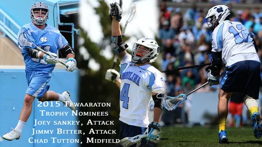 Tar Heel Trio Named Tewaaraton Trophy Nominees