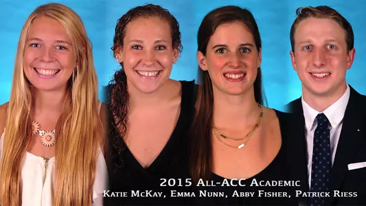 Four Tar Heel Swimmers Named All-ACC Academic