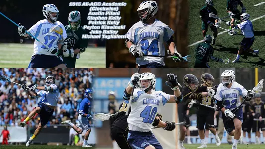 Six Tar Heels Named All-ACC Academic