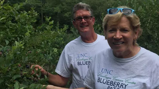 Hatchell Gets Visit From Friend At Blueberry Patch