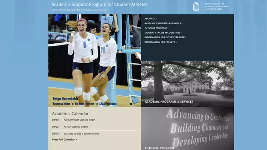 Academic Support Program Launches New Website