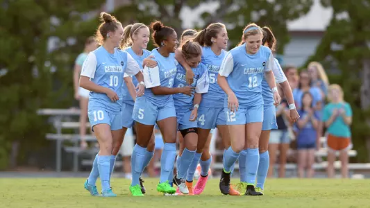 Newfield Scores Twice As Tar Heels Open With Win