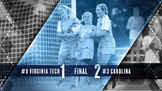 #3 Tar Heels Outlast #9 Hokies 2-1