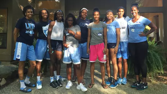 Women's Basketball Visits CPALS Family Retreat