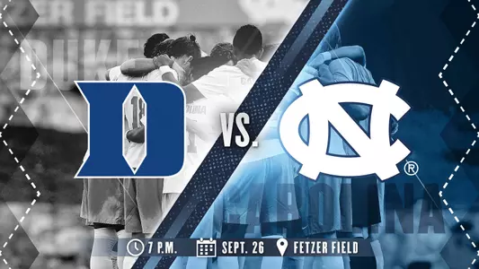 #2 Carolina Men's Soccer Host Duke Saturday